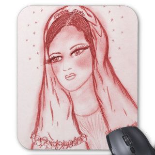 Starlight Mary   in Red Mousepads