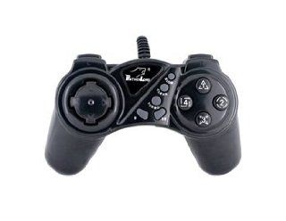 Dual Vibration USB PC Controller Game Pad (Black) Video Games