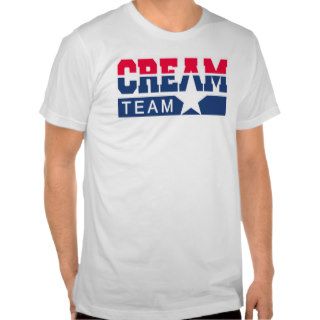 Cream Team Tee Shirts