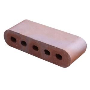 Double Bullnose Light Iron Spot 9 in. x 3.5 in. x 2.19 in. Cored Clay Brick 074550300