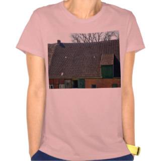 Brown Tile Roofing Of Brick House T shirt 