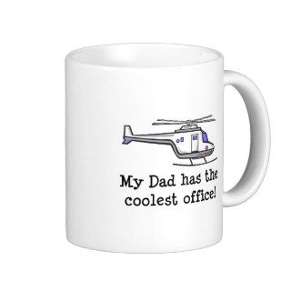 My Dad's Cool Helicopter Mugs