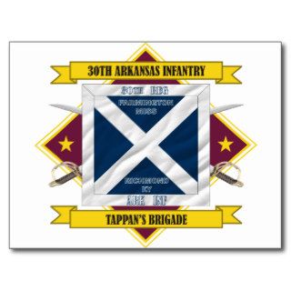 30th Arkansas Infantry Post Cards