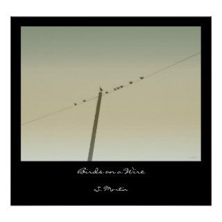 Birds on a Wire Print
