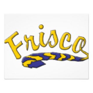 Frisco High School Tail Custom Invitations