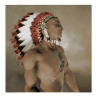 Native American Portrait Posters