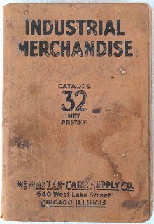 McMaster Carr Supply Company Catalog Number 32 McMaster carr Books