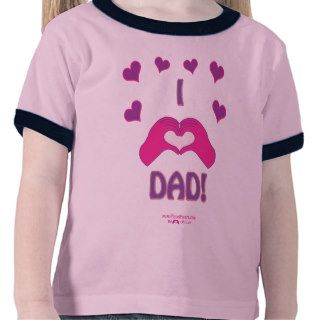 I Love (HeartMark) Dad T Shirts