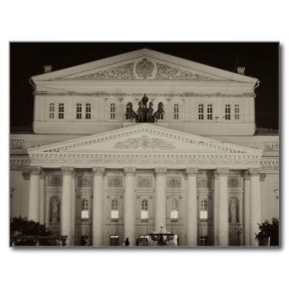 Bolshoi Theatre, Moscow Post Card