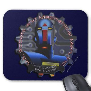 U.S. Robots and Mechanical Men, Inc. Mouse Pad