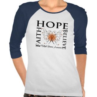 Hope Believe Faith   Multiple Sclerosis Shirt
