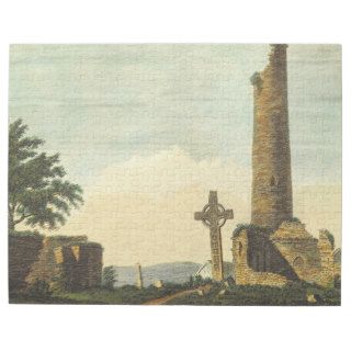 Monasterboice Church Tower Co Louth Ireland 1833 Puzzle