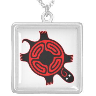 Native American Indian Turtle Clan Totem Pendant