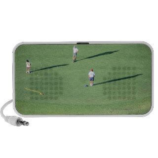 Golf course notebook speakers