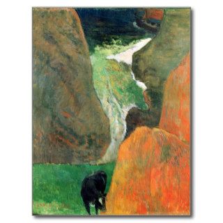 Eugène Henri Paul Gauguin   Hover Above the Abyss Postcard