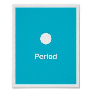 Punctuation Marks  Period Posters
