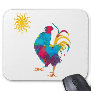 Rooster the King of the BarnYard Mouse Pad