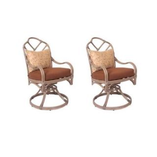 Thomasville Crystal Bay Swivel Patio Dining Chair (2 Pack) DISCONTINUED 5001400 0206102