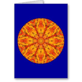 Ancient Echoes Crystal Mandala Greeting Cards