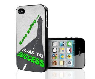 Road to Success, Keep GoingInspiration Dedication Determined i4 iPhone 4 4s Hard Case Cell Phones & Accessories