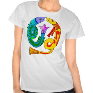 Abstract Art Fish (B) T Shirts