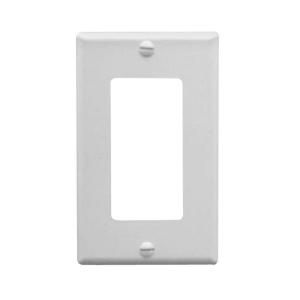 ICC 1 Gang Wall Plate   White ICC IC107F2CWH