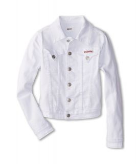 Hudson Kids Classic Denim Jacket Girls Jacket (White)