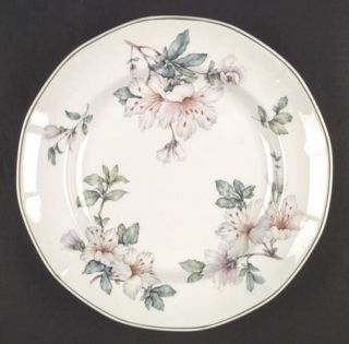 Adams China Azalea Dinner Plate, Fine China Dinnerware   Azalea Blossoms,Multisi