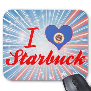 I Love Starbuck, Minnesota Mouse Pad