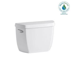 KOHLER Wellworth Classic 1.28 gpf toilet tank with Class Five flushing technology in White K 4436 0