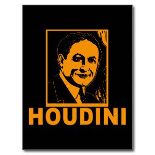 Harry Houdini Poster T shirts, Mugs, Gifts Postcard