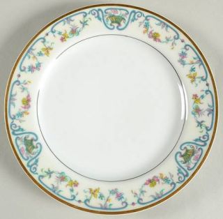 Haviland Noinville Salad Plate, Fine China Dinnerware   H&Co,Schleiger 114a,Scro