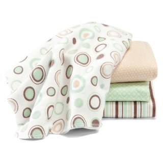 Carters 4 pk Circles Receiving Blankets