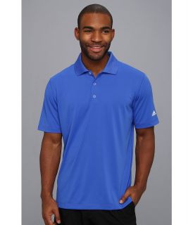 adidas Golf Puremotion Solid Jersey Polo 14 Mens Short Sleeve Knit (Blue)