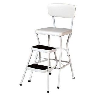 Cosco Step Stool Cosco Chair with Step Stool   White