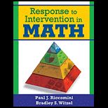 Response to Intervention in Math