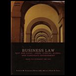 Business Law  Texts and Cases (Custom)