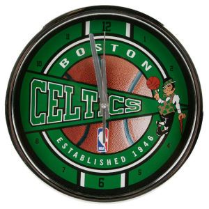 Boston Celtics Chrome Clock