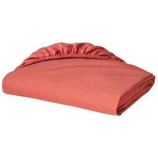 Threshold Ultra Soft 300 Thread Count Fitted Sheet   Coral (California King)
