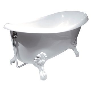 Aquatica Nostalgia White Satin Freestanding Ecomarmor Bathtub