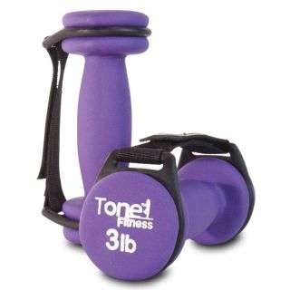 Tone Fitness Pair Of 3 pound Walking Dumbbells