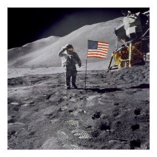 Poster/Print Man on Moon   NASA 1969