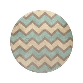 vintage old grungy paper effect chevron zigzag coasters
