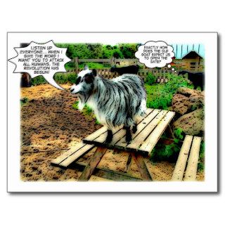 Animal Farm  The Revolution begins  Comic Book  Post Card