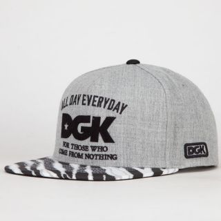 From Nothing Mens Snapback Hat Grey One Size For Men 217832115