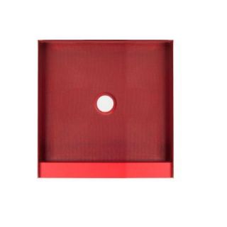 Custom Building Products 48 in. x 48 in. Shower Installation Systems Center Drain Shower Base (1 Curb) SB 4848 C 1C