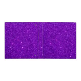 Image of Trendy Deep Purple Glitter Vinyl Binders