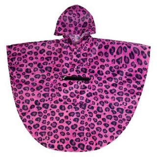 Wildkin Leopard Poncho   Pink (Medium)