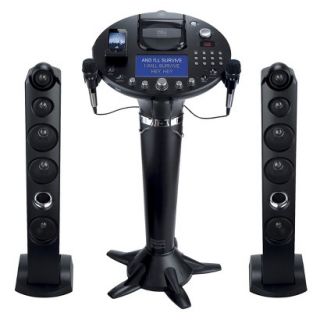 The Singing Machine Pedestal CD+G Karaoke Player with iPod Dock and 7 TFT LCD