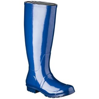 Womens Classic Knee High Rain Boot   Marine Blue 10